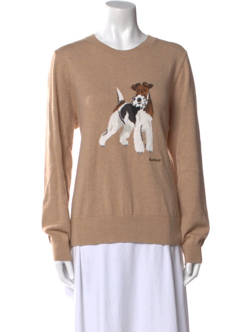 Barbour Graphic Print Crew Neck Sweater