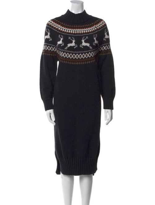 Barbour Printed Midi Length Dress