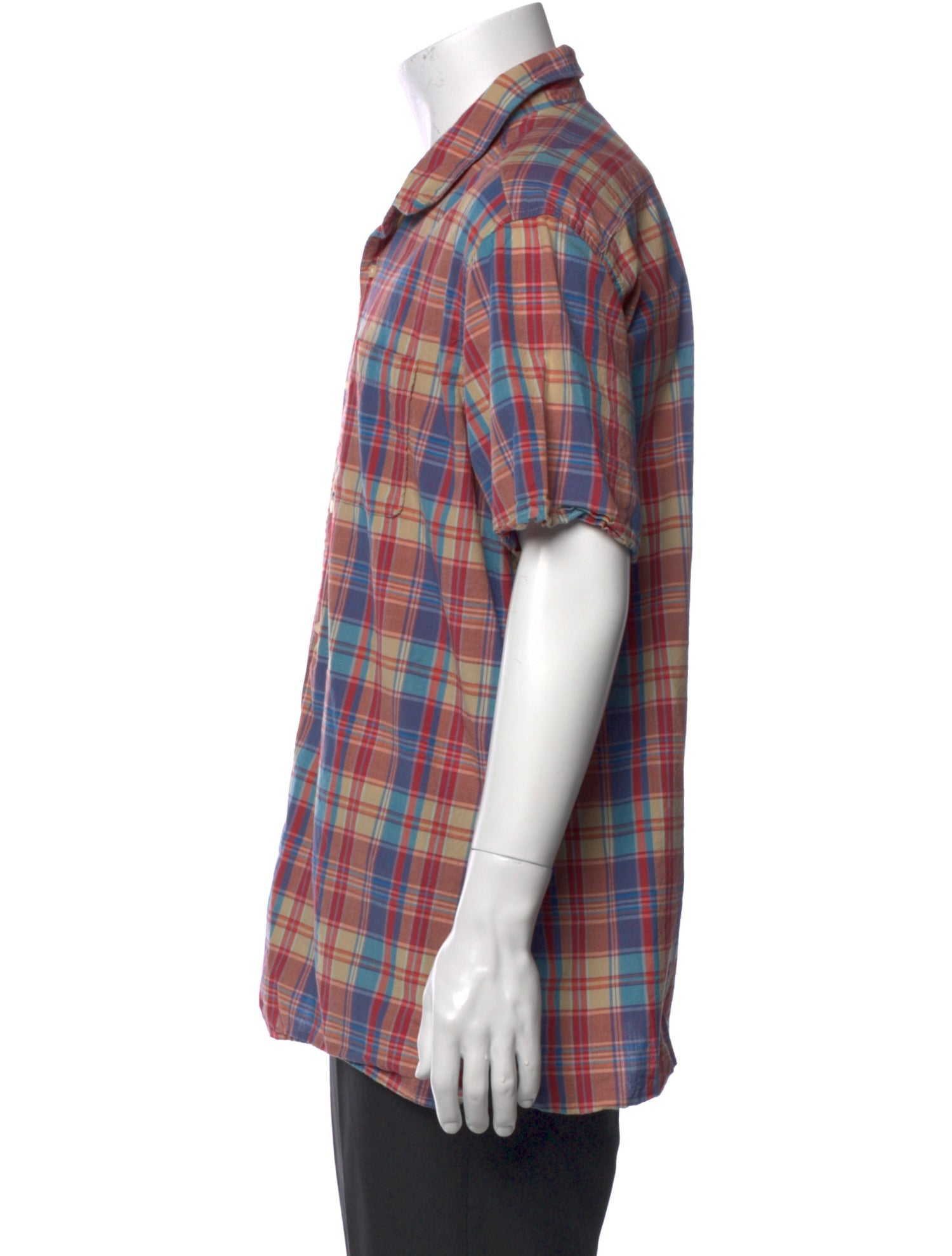 Barbour Plaid Print Short Sleeve Shirt
