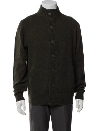 Barbour Wool Turtleneck Cardigan