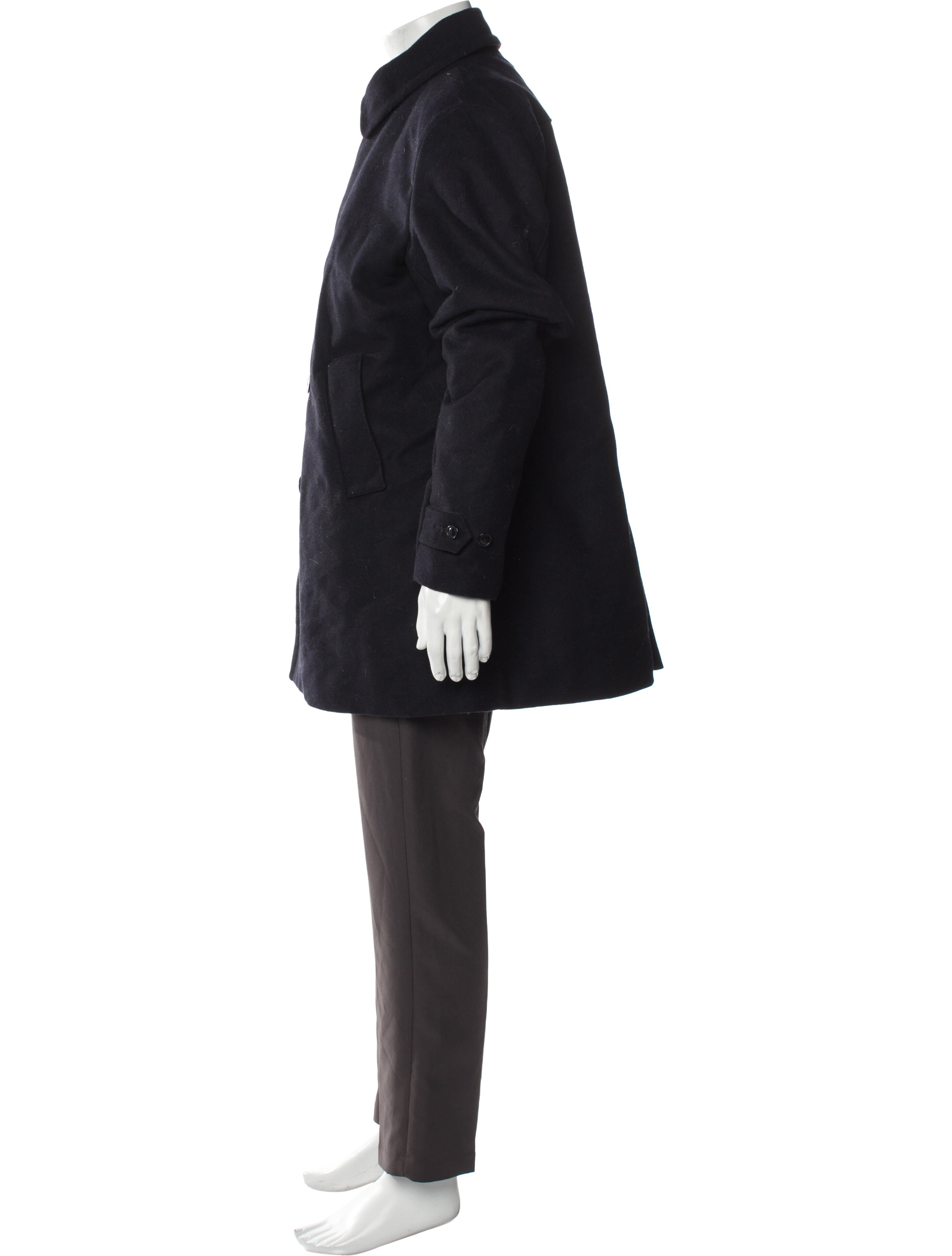 Barbour Wool Trench Coat