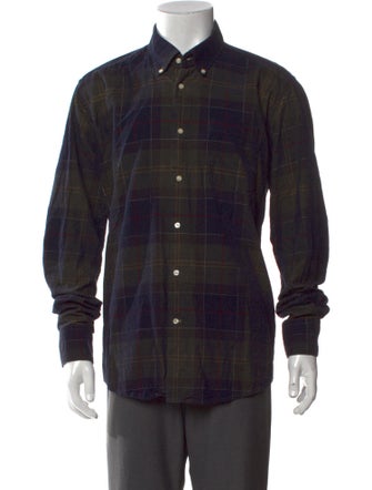 Barbour Plaid Print Long Sleeve Shirt