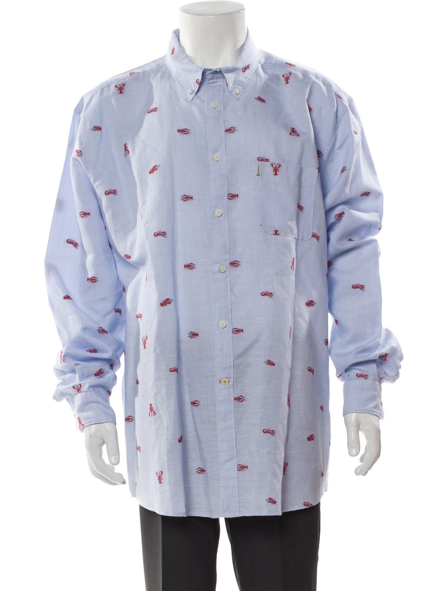 Barbour Printed Long Sleeve Dress Shirt