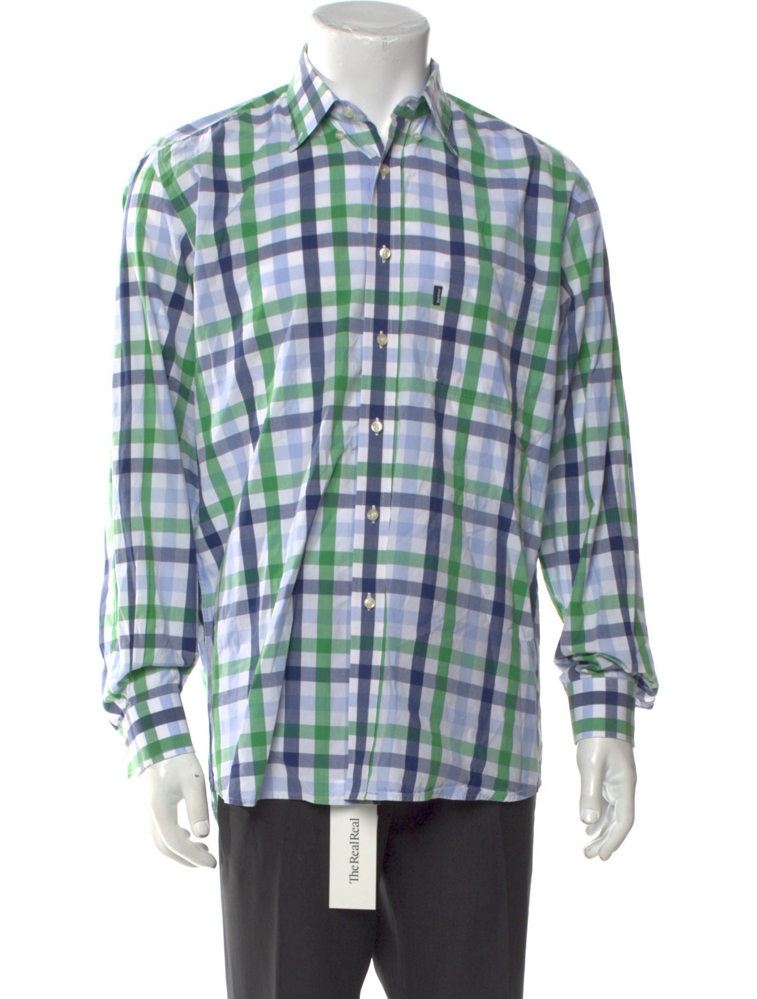 Barbour Plaid Print Long Sleeve Dress Shirt