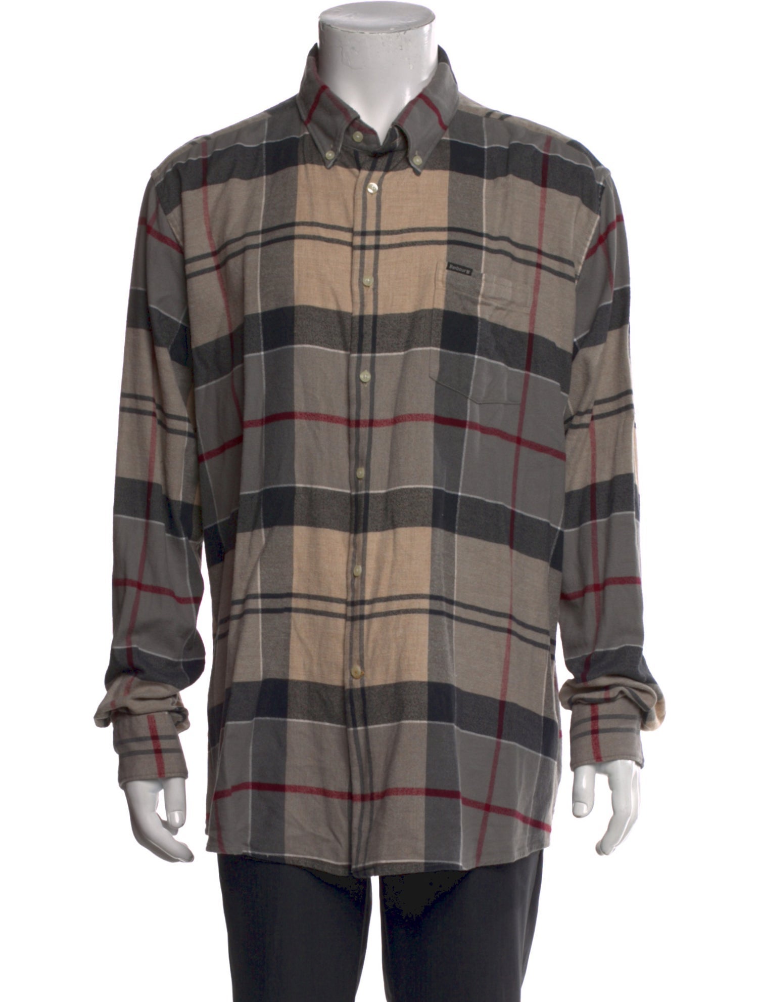 Barbour Plaid Print Long Sleeve Shirt