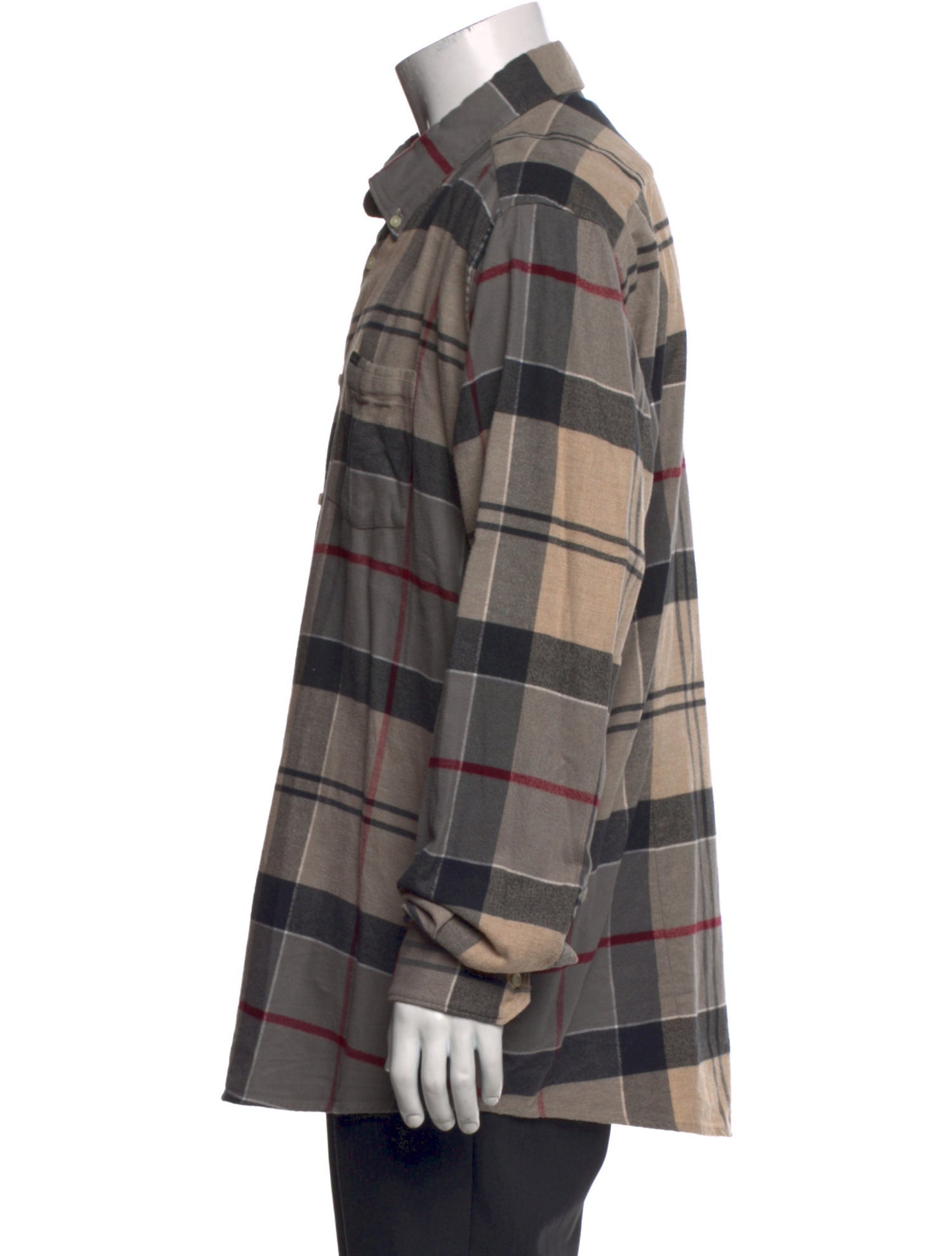 Barbour Plaid Print Long Sleeve Shirt