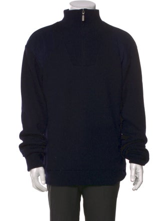 Barbour Merino Wool Mock Neck Pullover