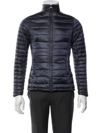 Barbour Striped Puffer Coat