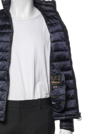 Barbour Striped Puffer Coat