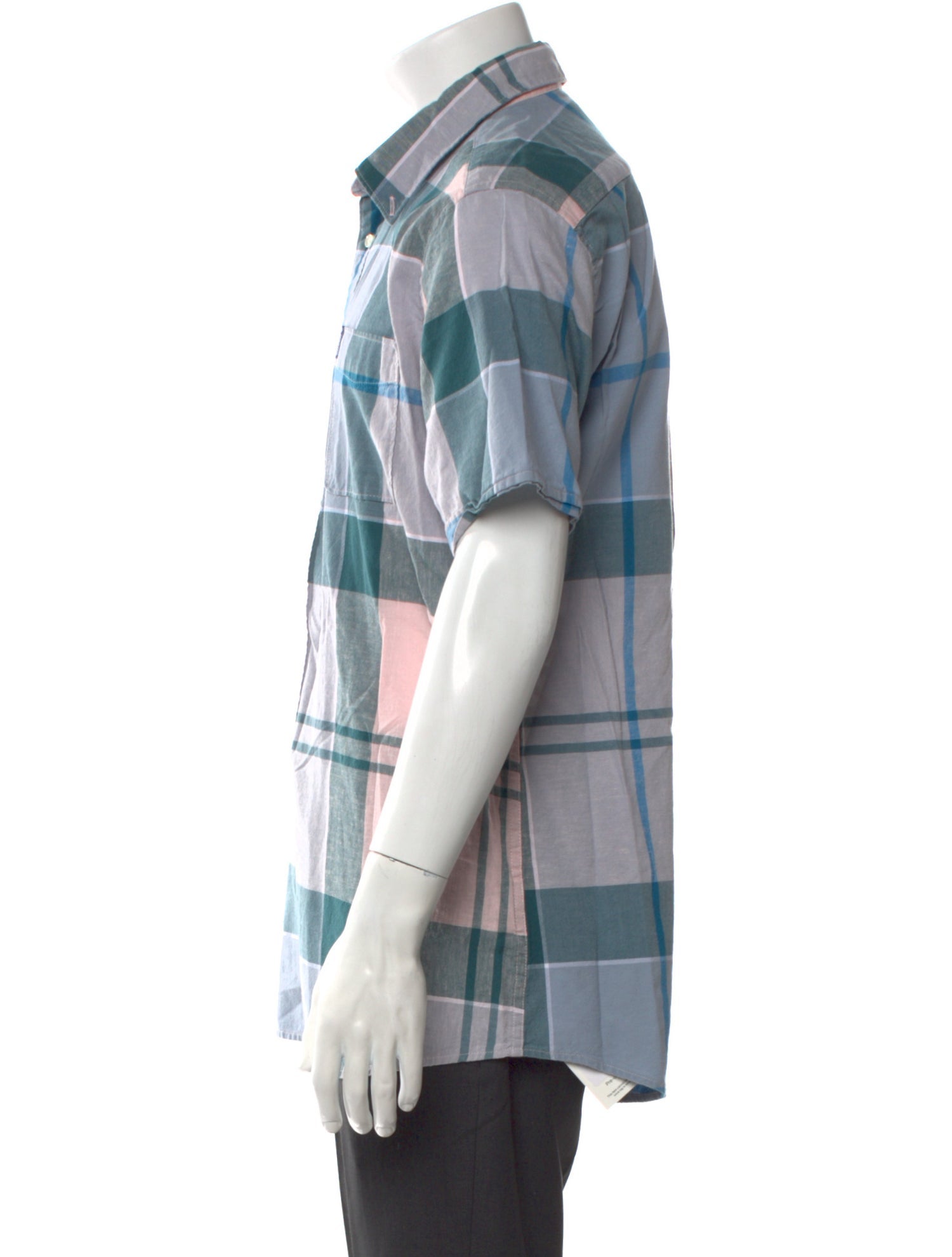Barbour Plaid Print Short Sleeve Shirt