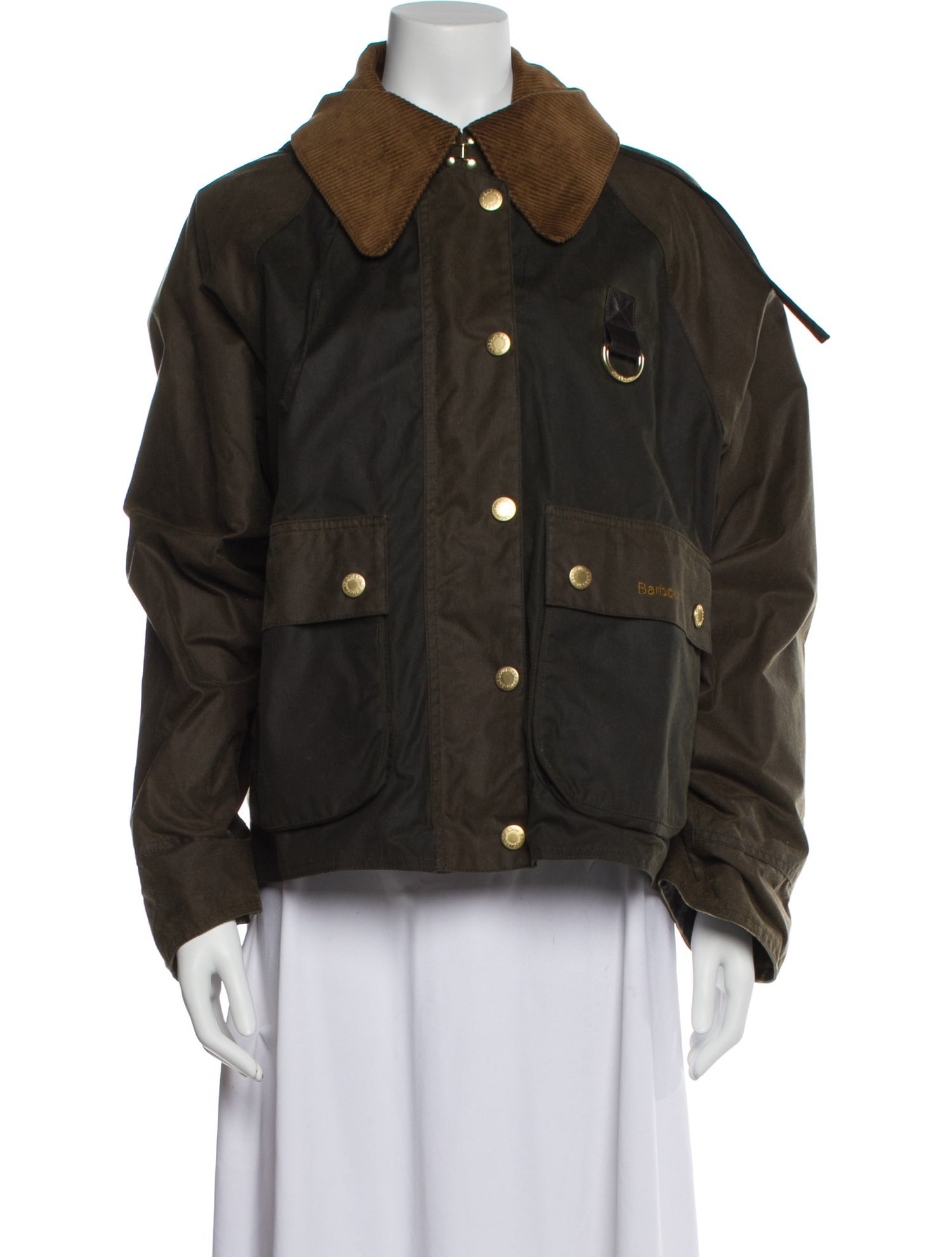 Barbour Colorblock Pattern Utility Jacket