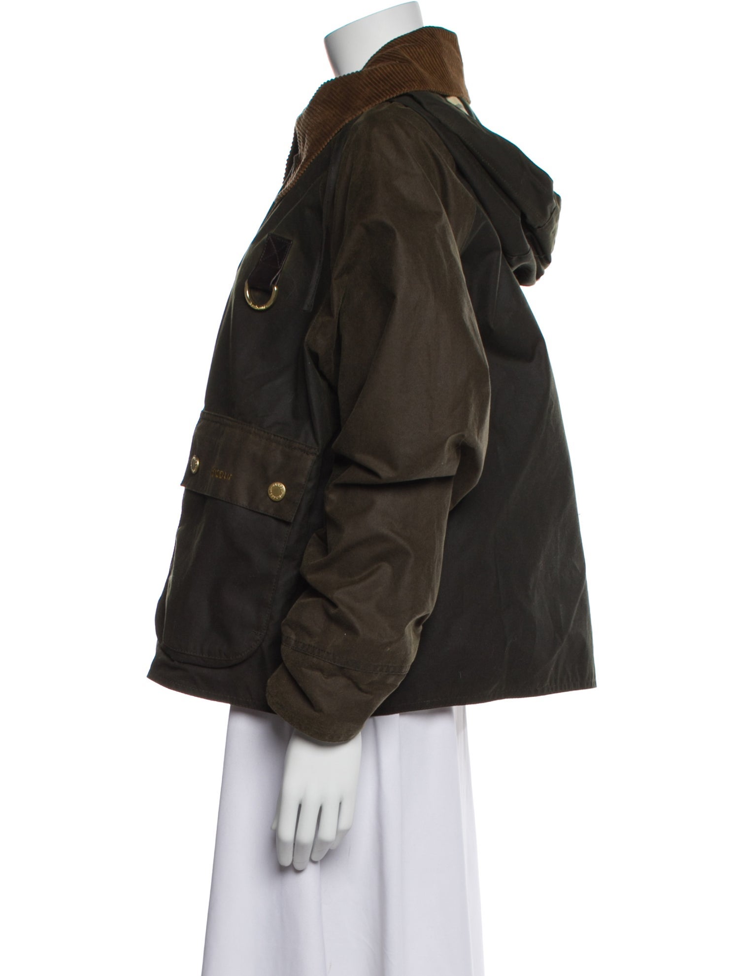 Barbour Colorblock Pattern Utility Jacket