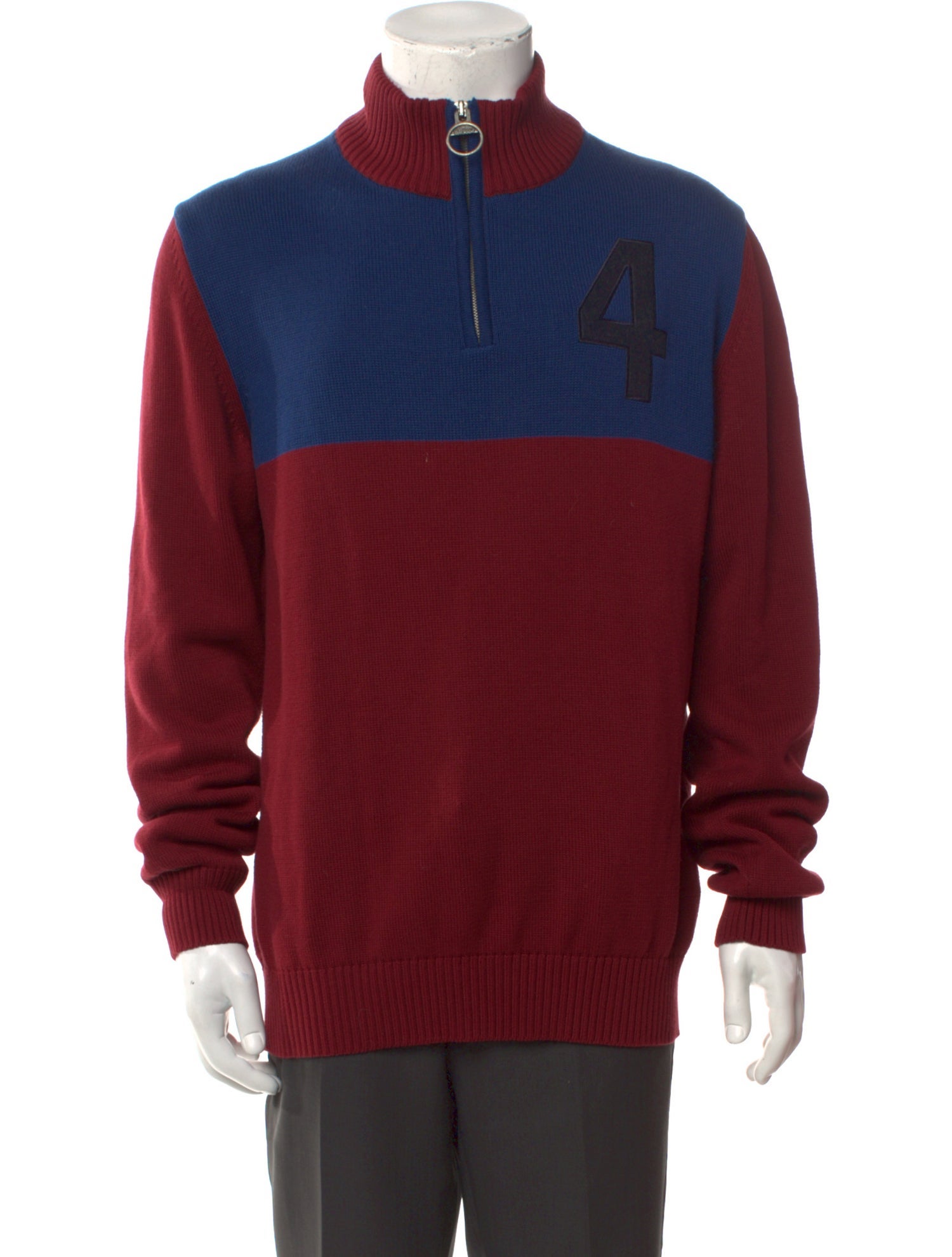 Barbour Graphic Print Mock Neck Pullover