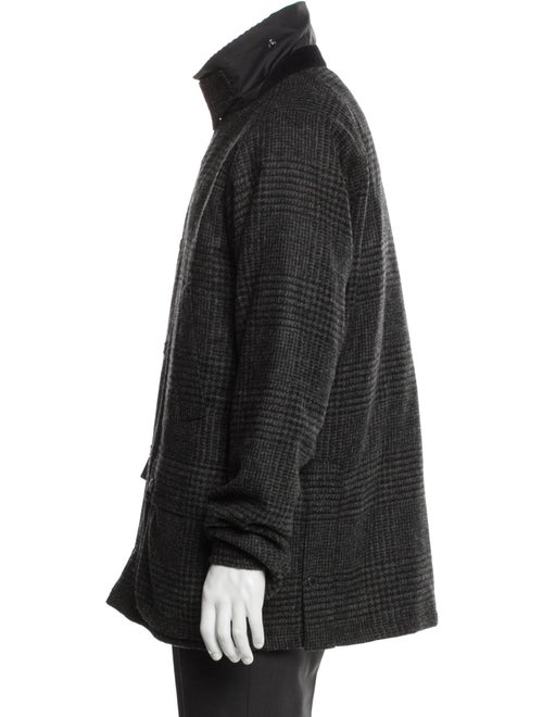 Barbour Wool Plaid Print Jacket