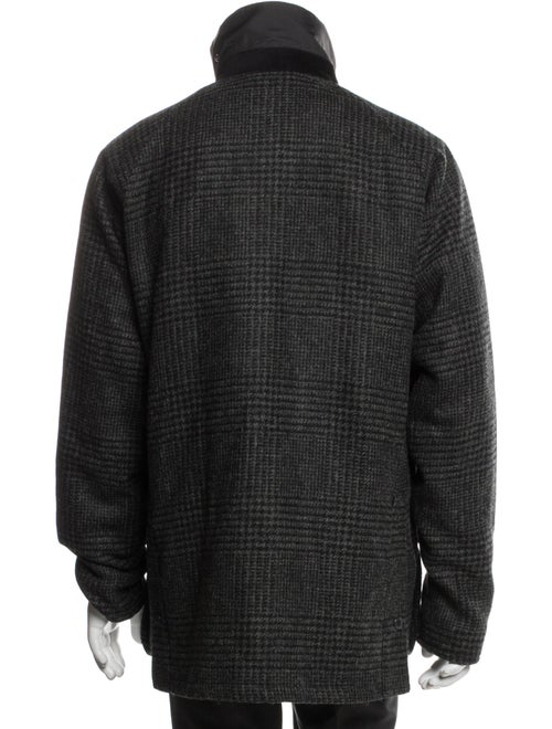 Barbour Wool Plaid Print Jacket