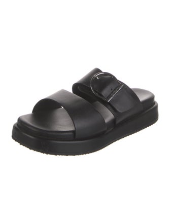 Barbour Leather Slides