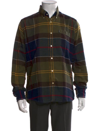 Barbour Plaid Print Long Sleeve Shirt