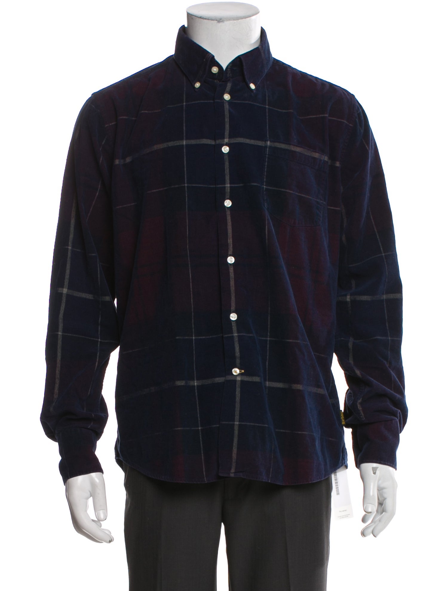 Barbour Plaid Print Long Sleeve Shirt