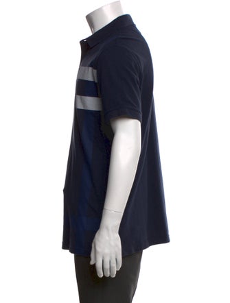 Barbour Plaid Print Collar Polo Shirt