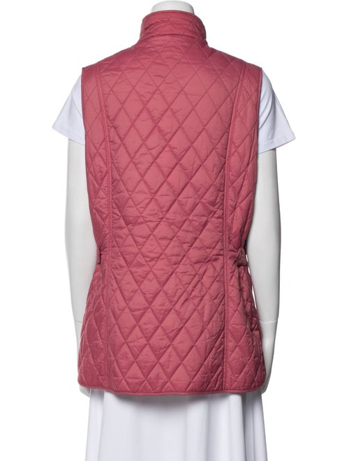 Barbour Plaid Print Vest