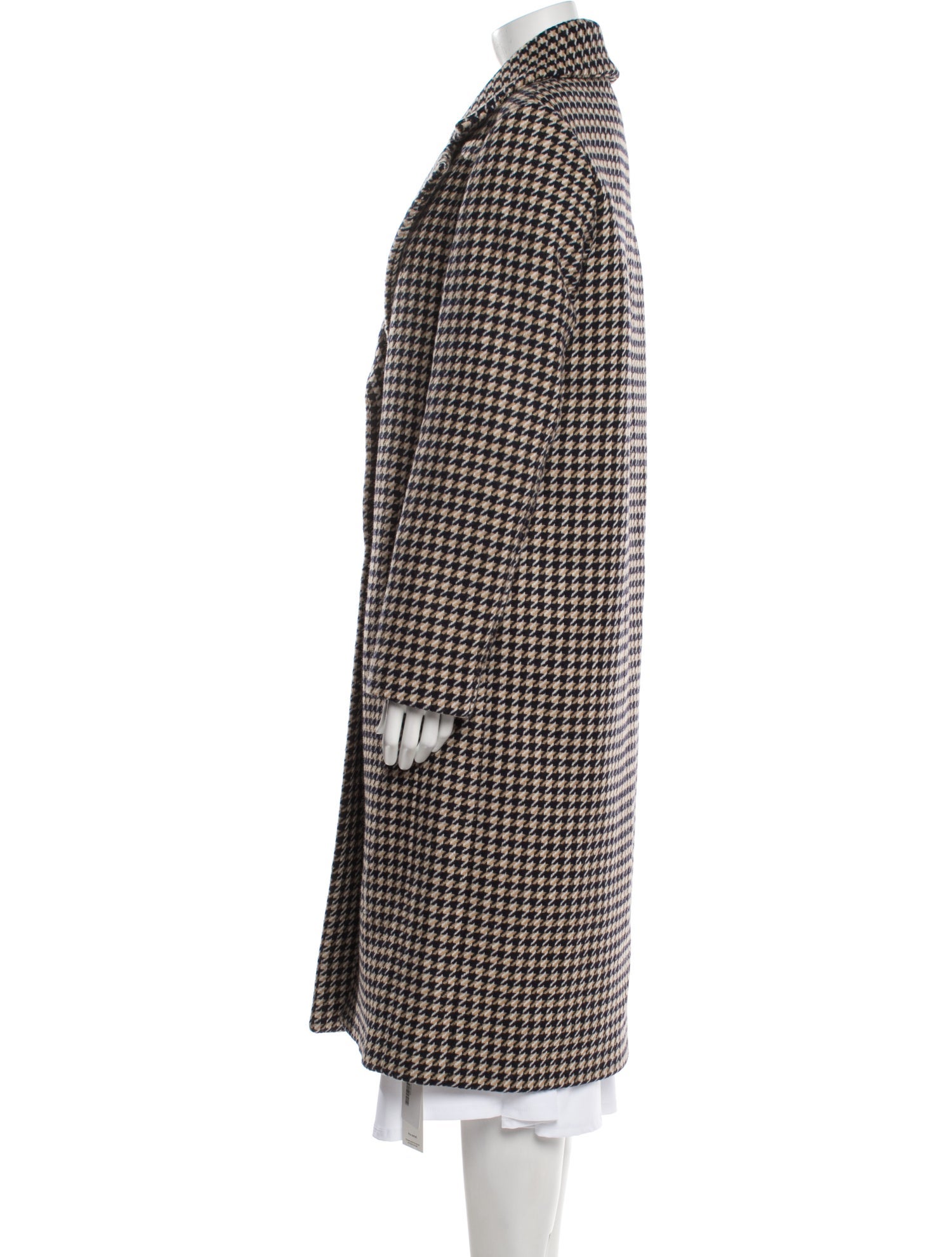 Barbour Wool Tweed Pattern Peacoat