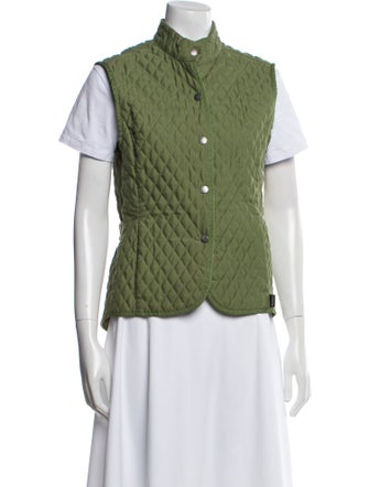 Barbour Houndstooth Print Vest