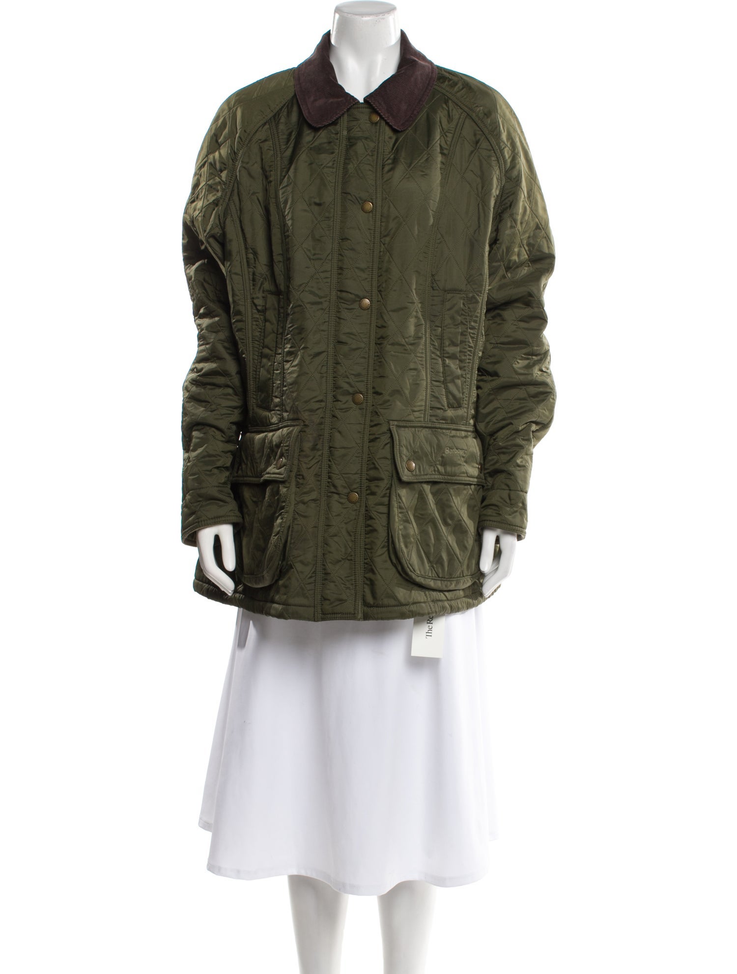 Barbour Plaid Print Utility Jacket