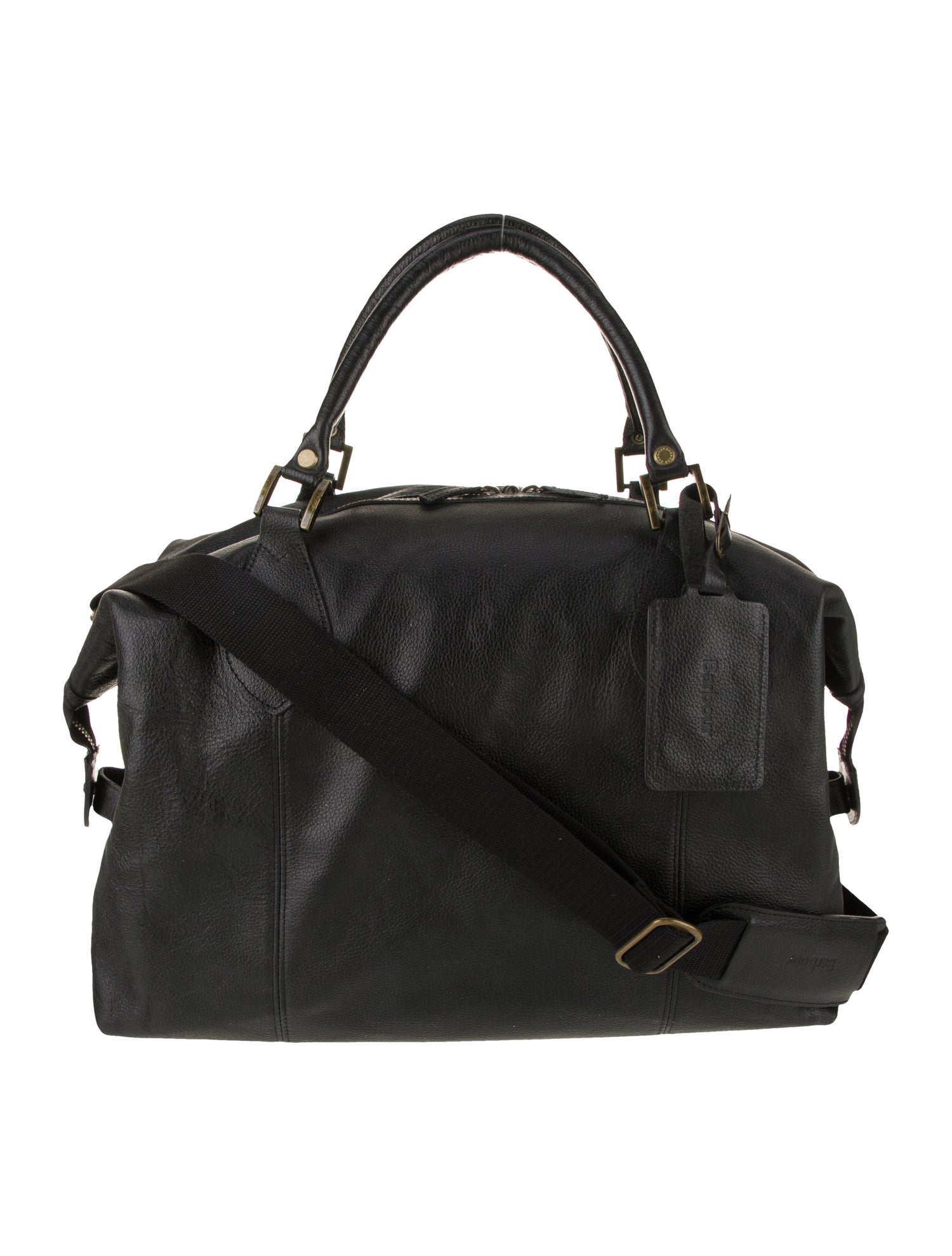 Barbour Leather Weekender Bag