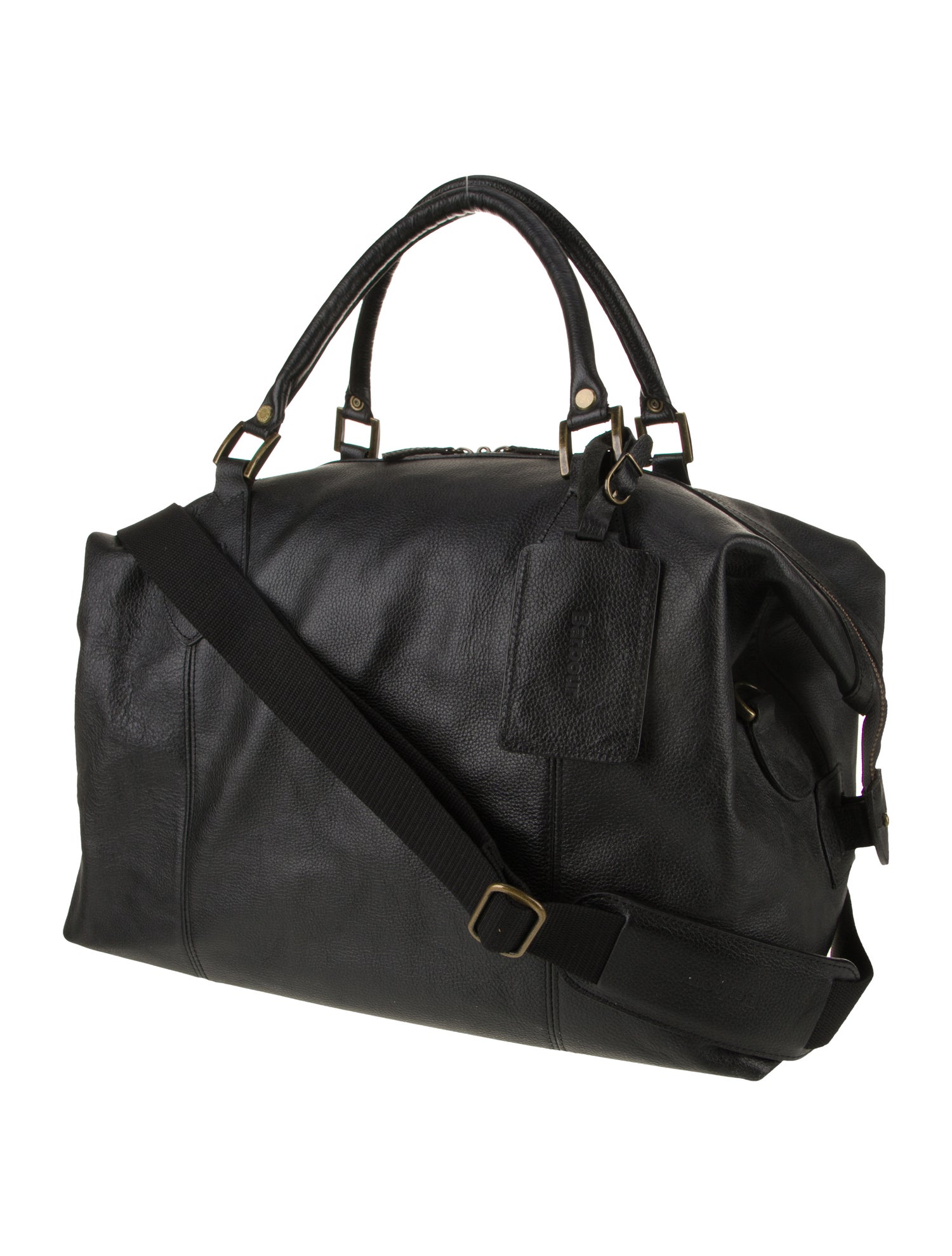 Barbour Leather Weekender Bag