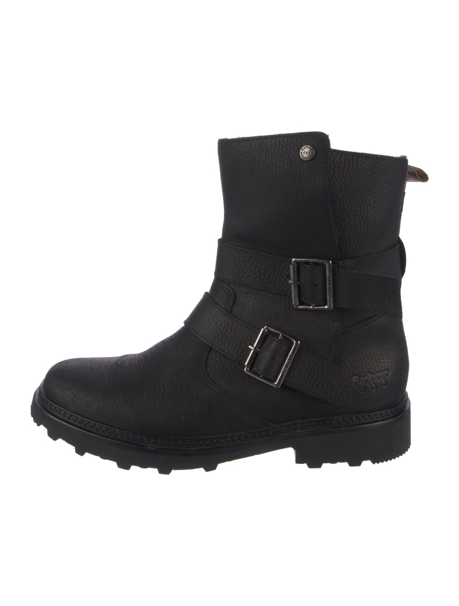 Barbour Leather Moto Boots