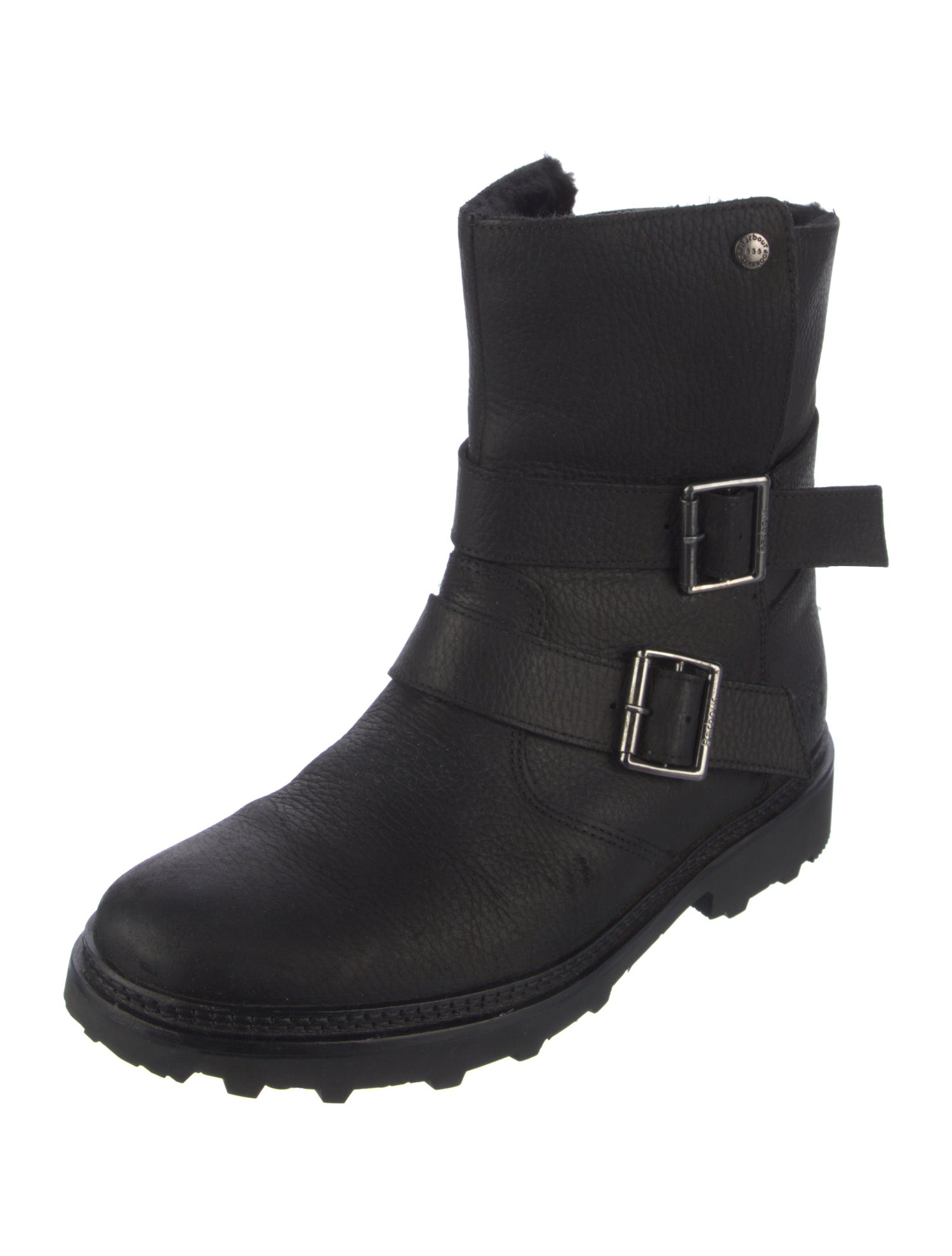 Barbour Leather Moto Boots