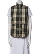 Barbour Plaid Print Vest