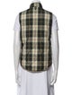 Barbour Plaid Print Vest