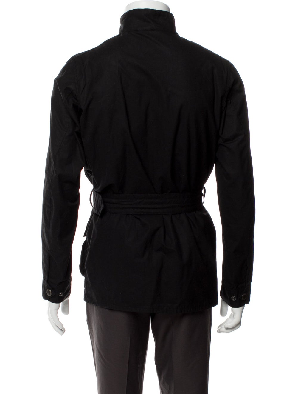 Barbour Utility Jacket Black Patch Pockets - image 3