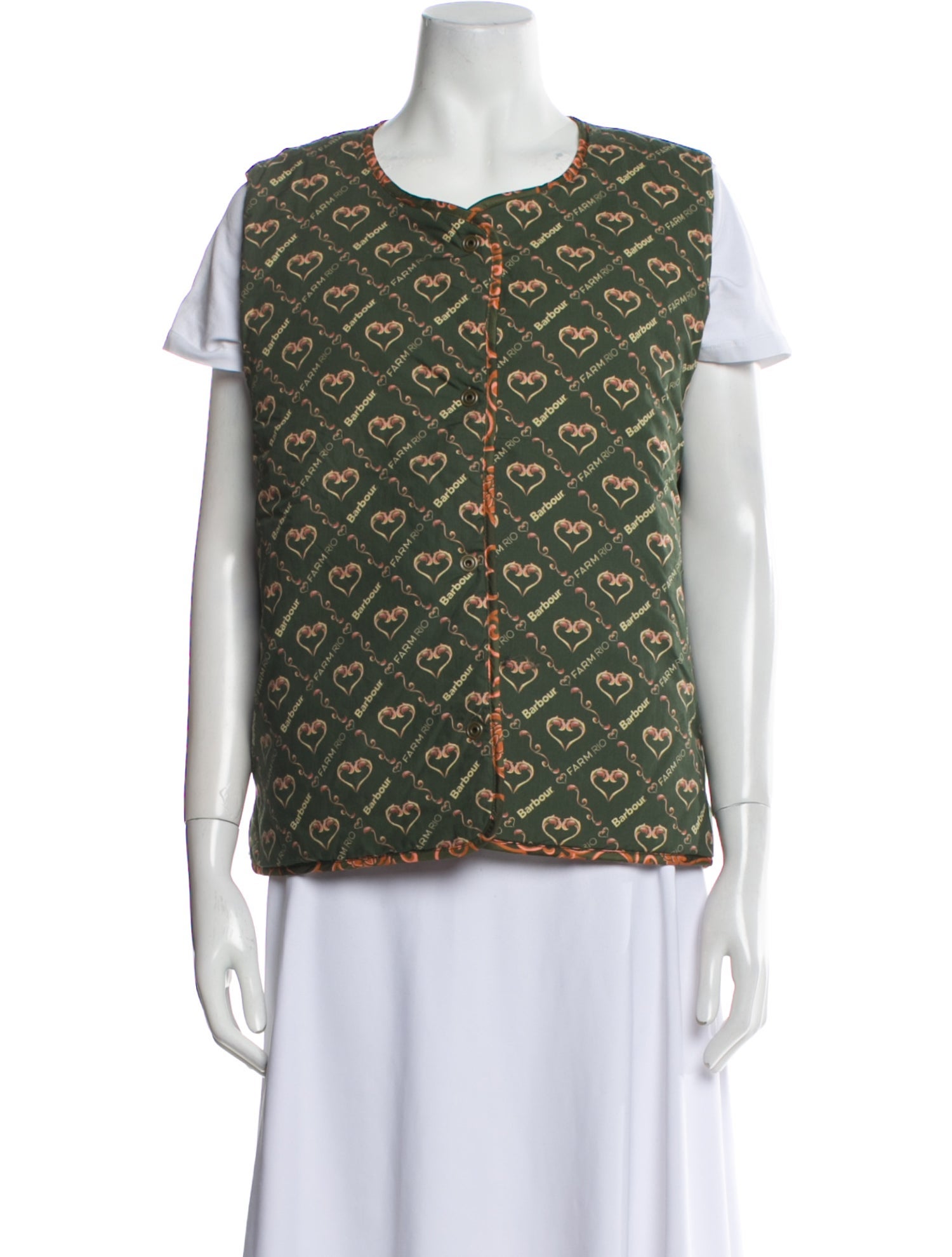Barbour x Farm Rio Printed Vest