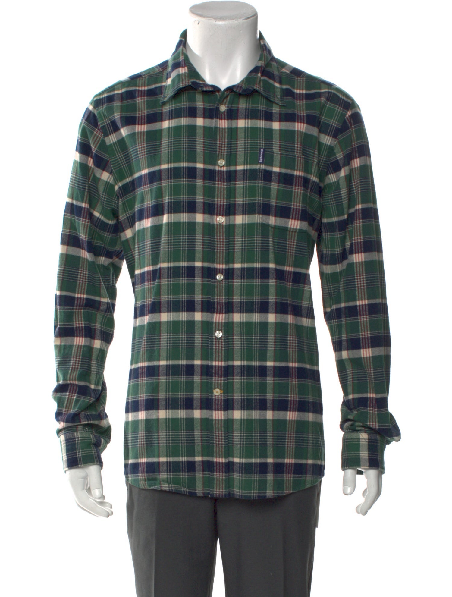Barbour Plaid Print Long Sleeve Shirt