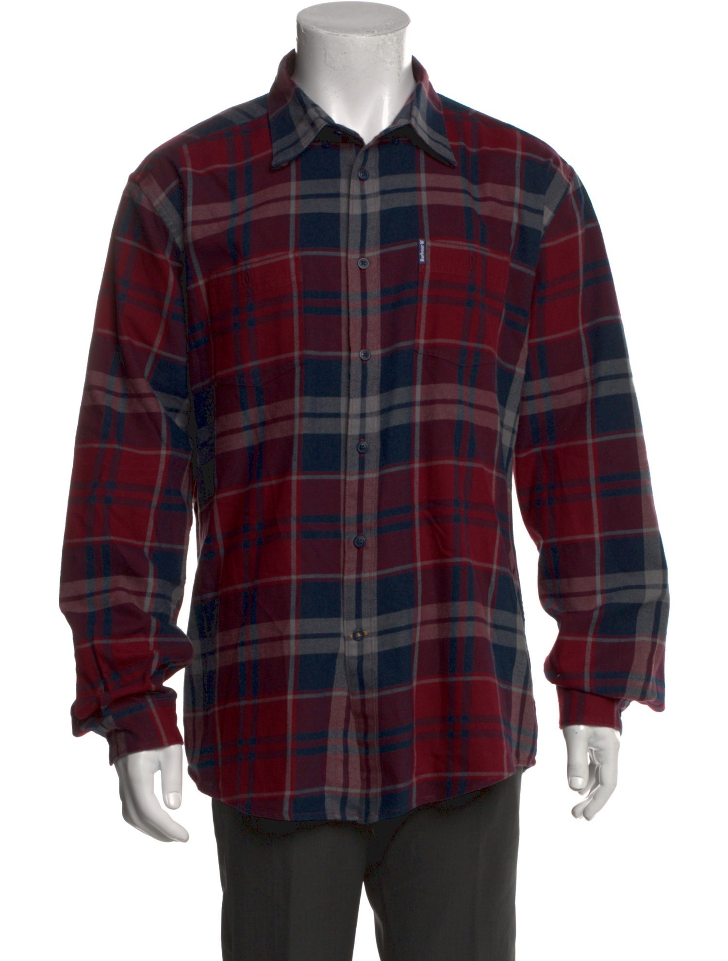 Barbour Plaid Print Long Sleeve Shirt