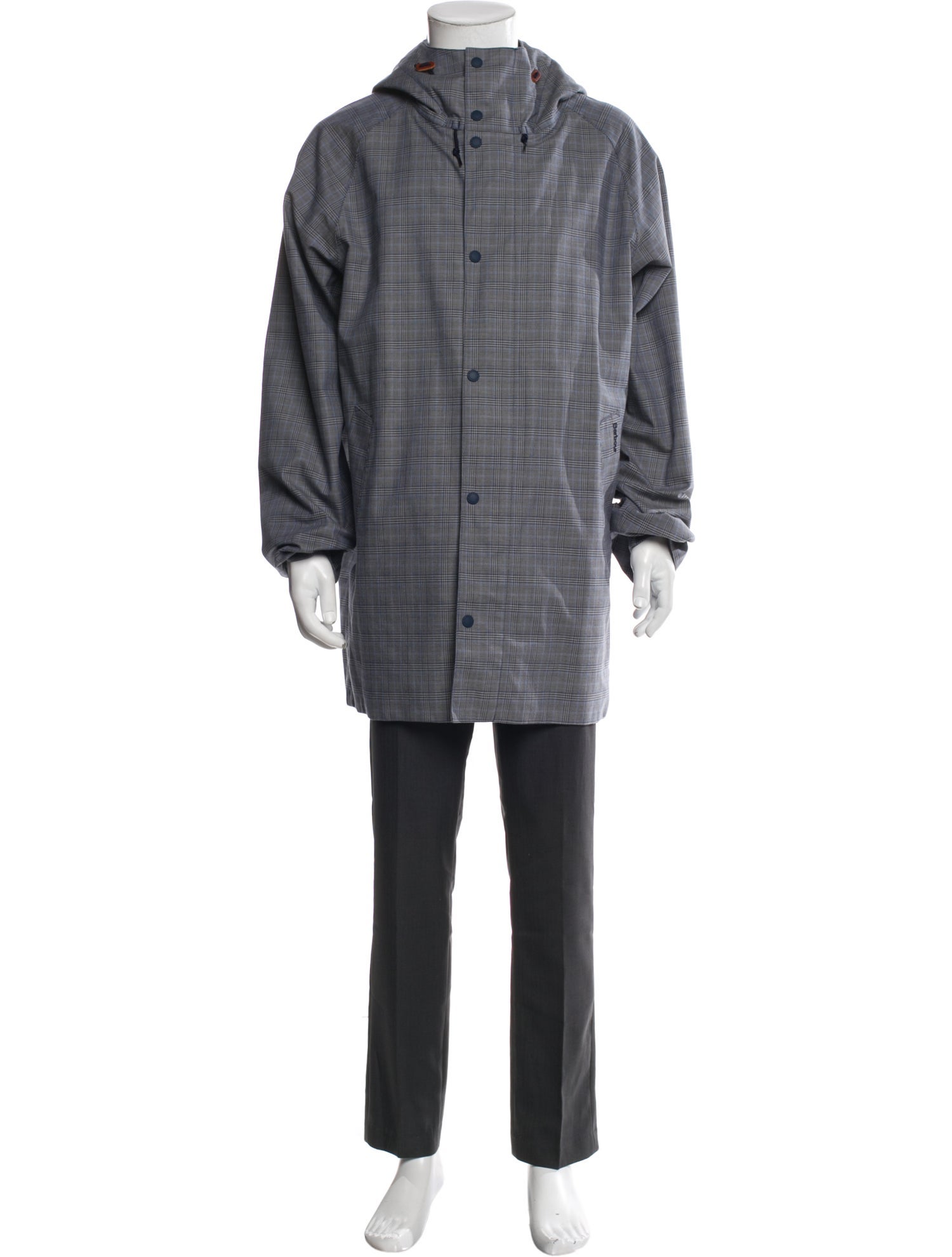 Barbour Plaid Print Parka