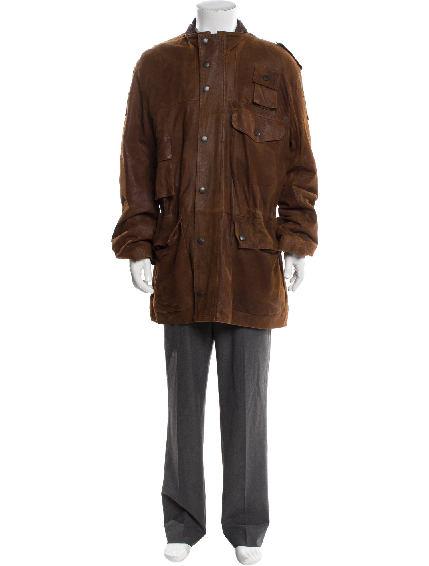 Barbour Leather Utility Jacket