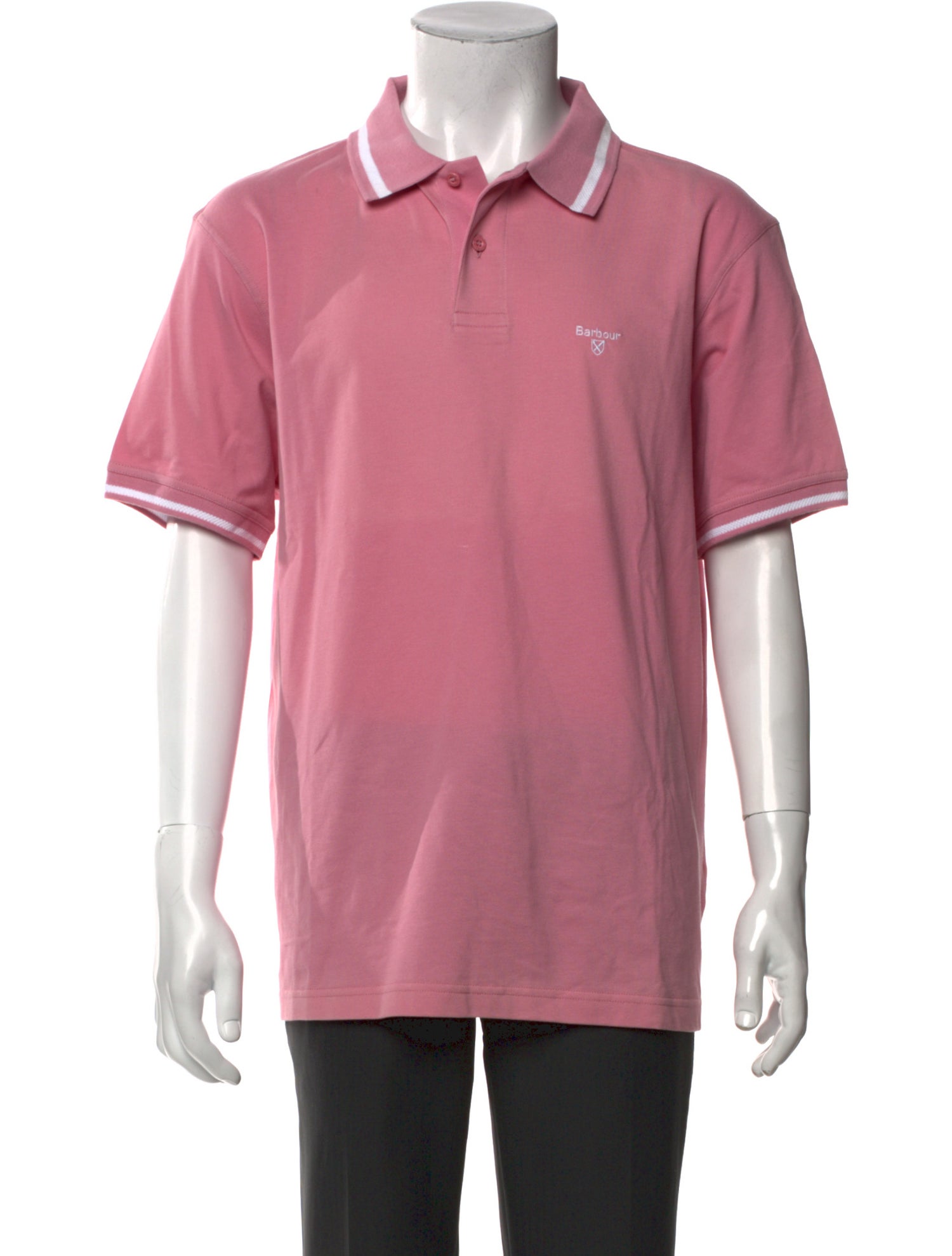Barbour Collar Short Sleeve Polo Shirt