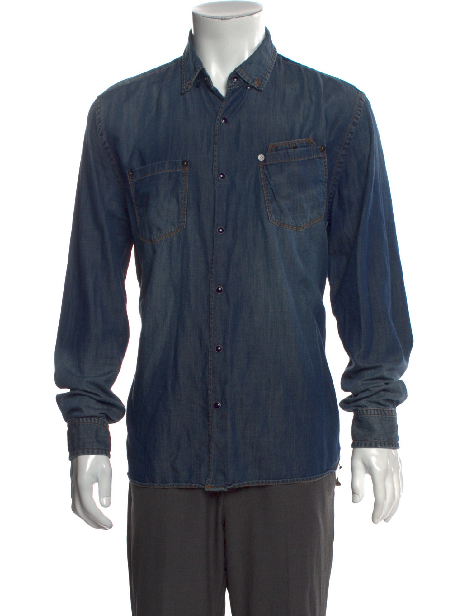 Barbour Long Sleeve Denim Shirt