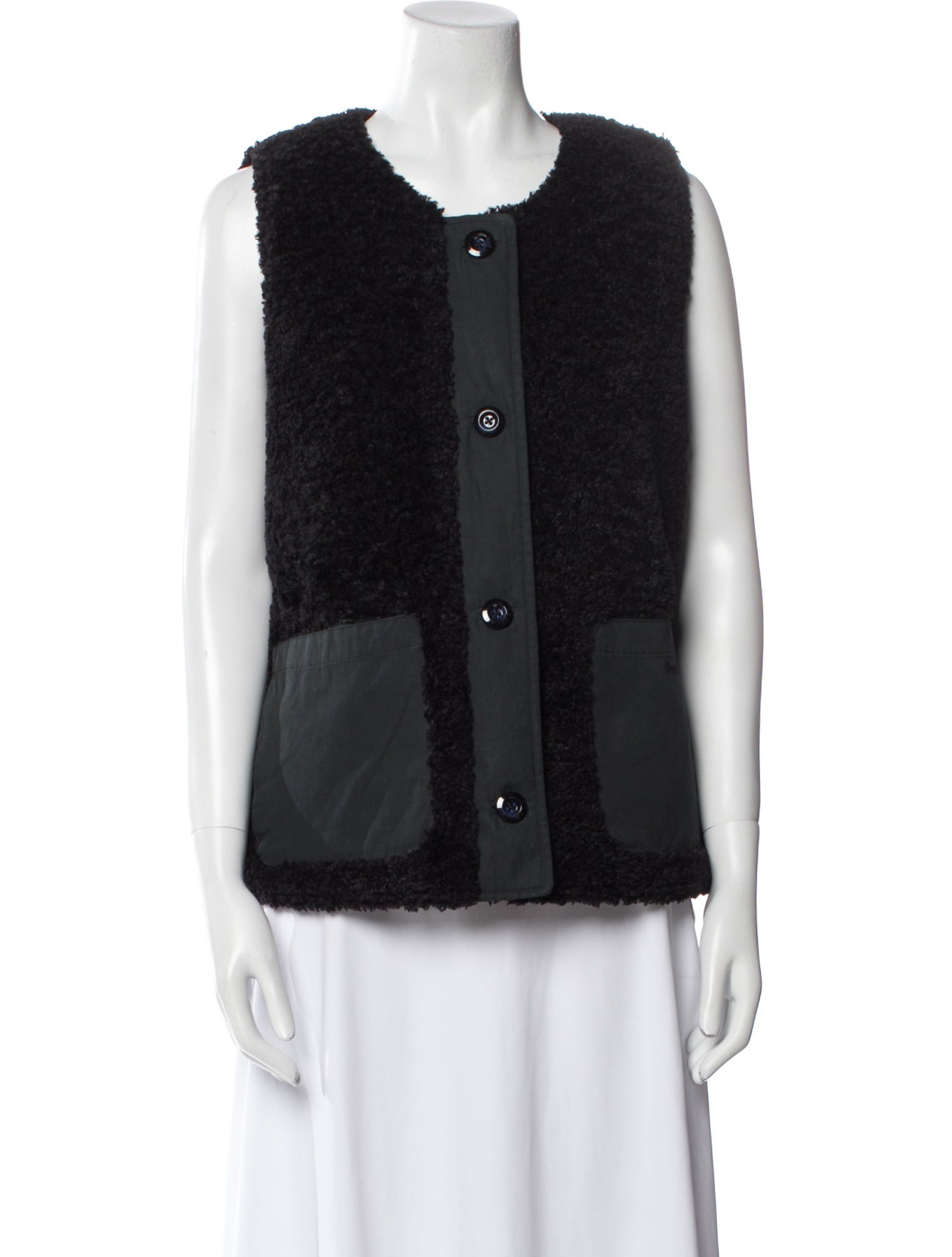 Barbour Faux Shearling Vest