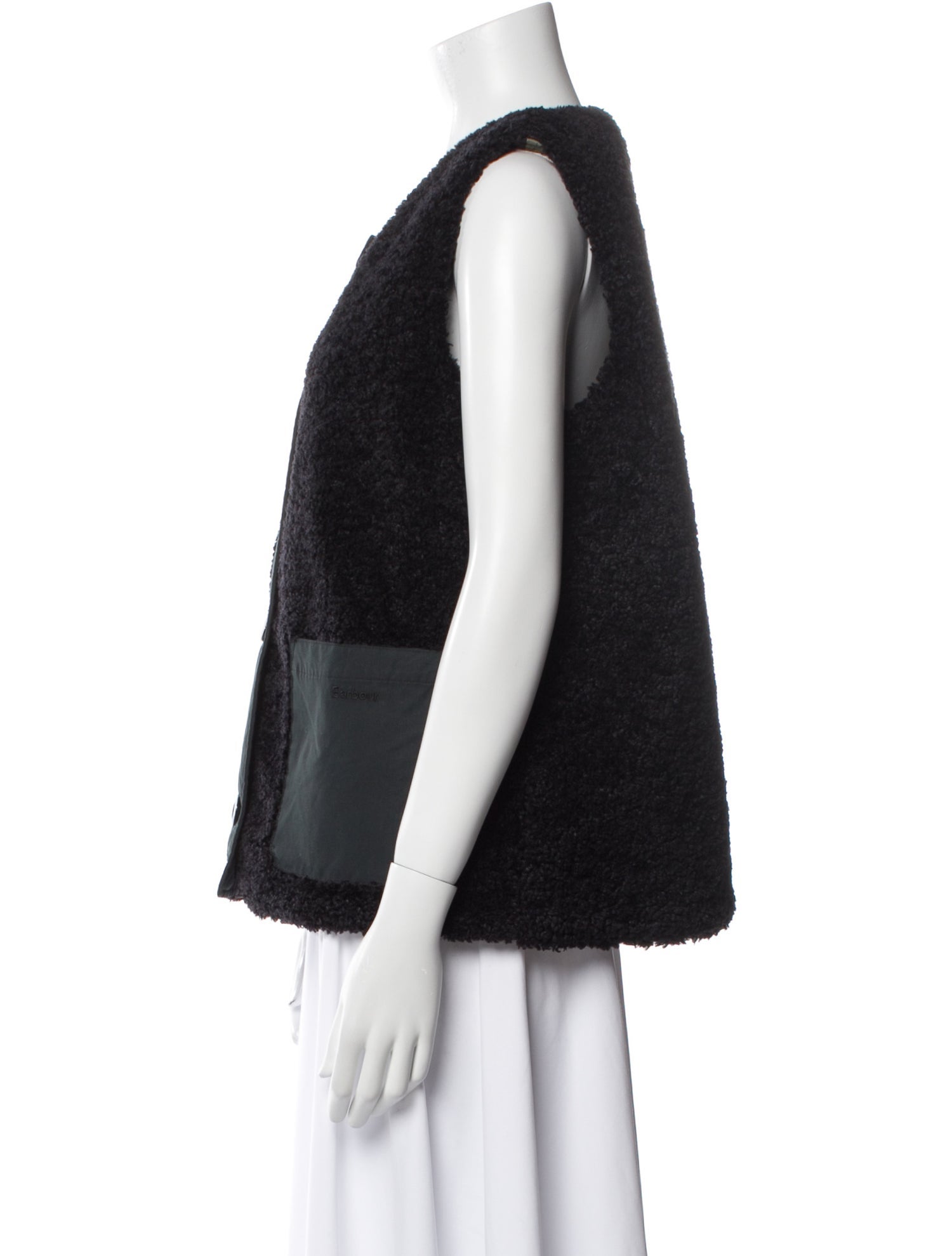 Barbour Faux Shearling Vest