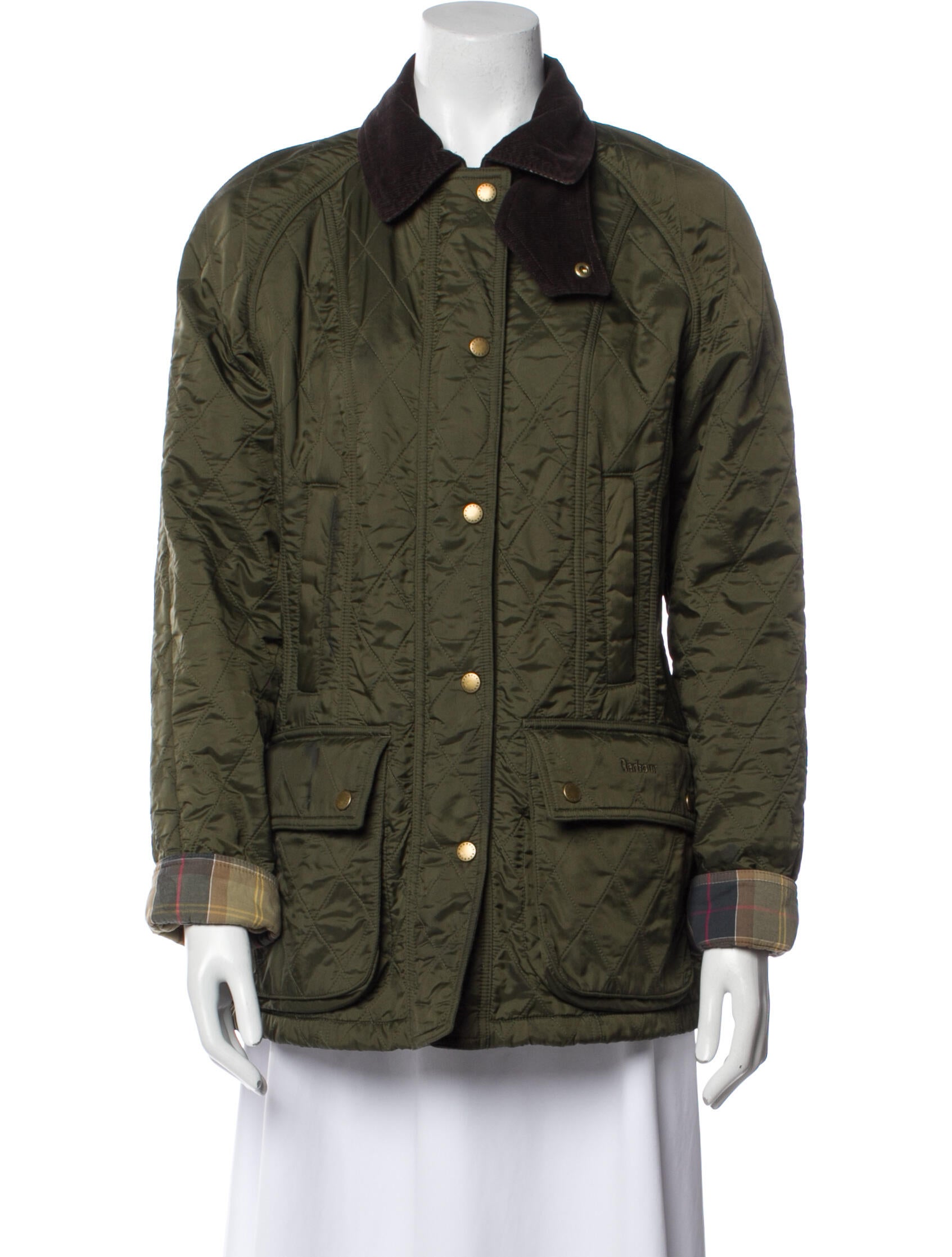 Barbour Colorblock Pattern Utility Jacket