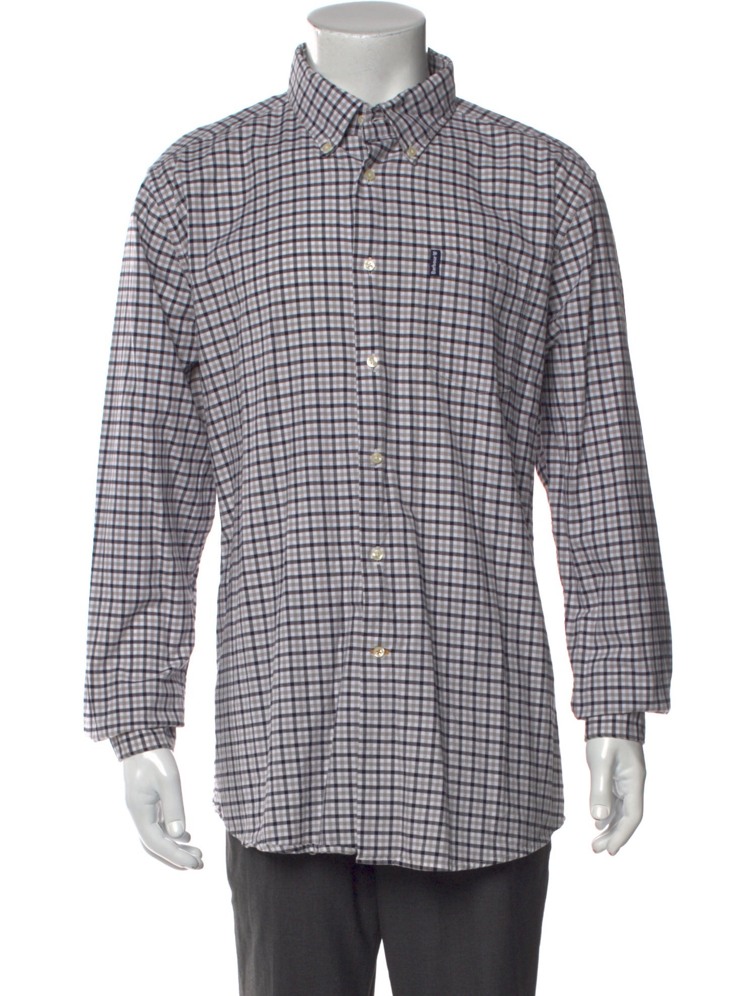 Barbour Plaid Print Long Sleeve Shirt