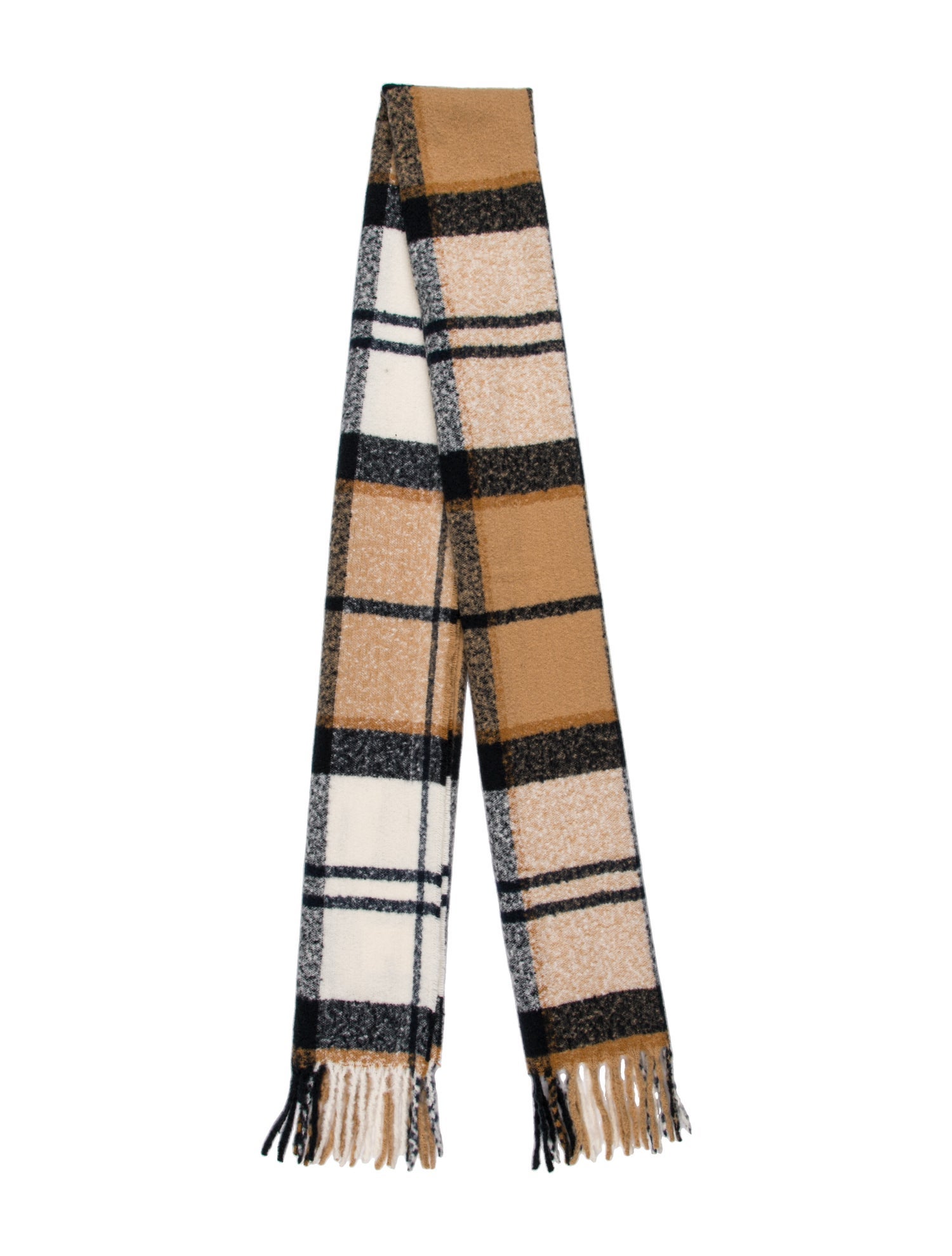Barbour Plaid Print Scarf