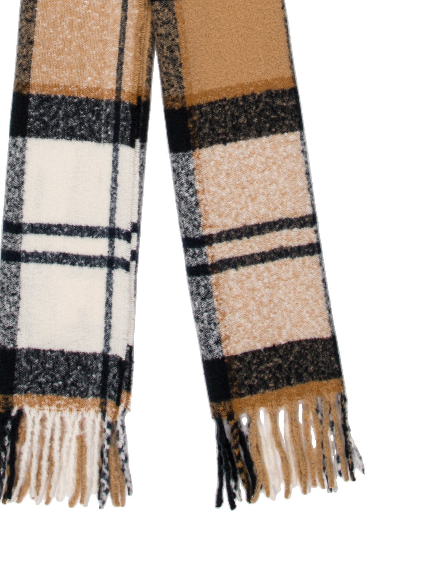 Barbour Plaid Print Scarf