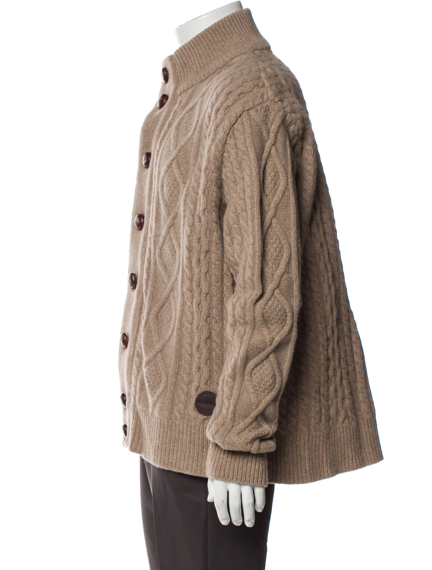 Barbour Lambswool Turtleneck Cardigan