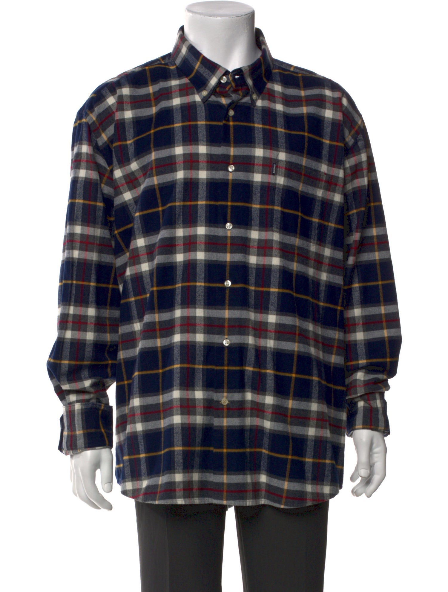 Barbour Plaid Print Long Sleeve Shirt