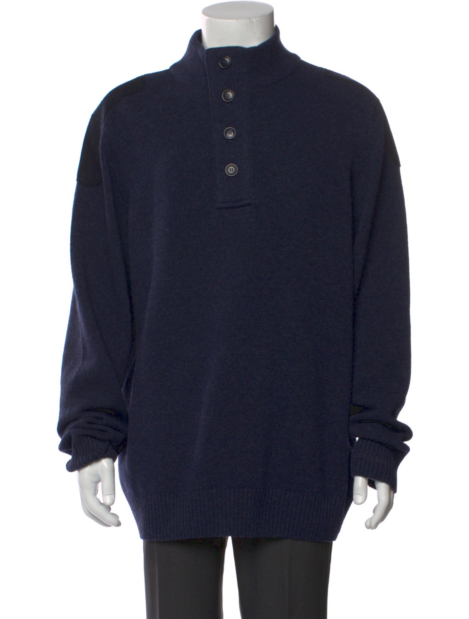 Barbour Mock Neck Long Sleeve Polo Sweater